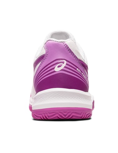 Asics Gel-Padel Pro 5 Grade School 1044A048-100 Blanc Violet Ni |ASICS |Chaussures de padel ASICS