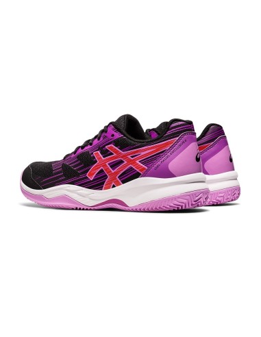 Asics Gel-Padel Exclusive 6 Negro Lila Mujer 1042A143 004 |ASICS |Zapatillas pádel ASICS