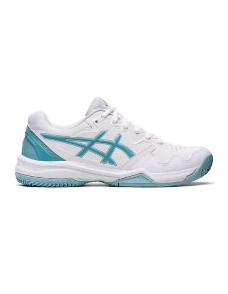 Asics Gel-Dedicate 7 Clay Blanco Azul Mujer 1042A168 103 |ASICS |Zapatillas pádel ASICS