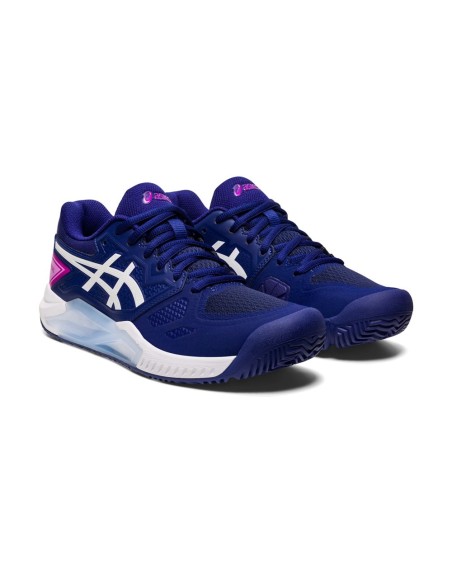 Asics Gel Challenger 13 Blu Bianco Donna 1042A205 400 |ASICS |Scarpe da padel ASICS