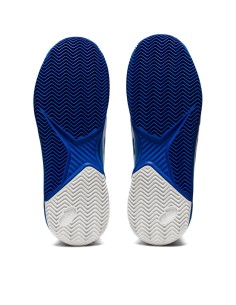 Asics Gel Resolution 8 Clay White Blue 1041A346 960 |ASICS |ASICS padel shoes 2