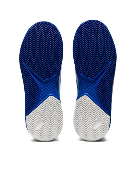 Asics Gel Resolution 8 Clay White Blue 1041A346 960 |ASICS |ASICS padel shoes