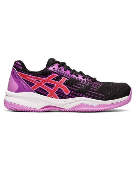 Asics Gel-Padel Exclusive 6 Negro Lila Mujer 1042A143 004 |ASICS |Zapatillas pádel ASICS
