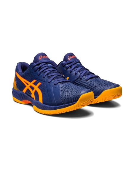 Asics Solution Swift Ff Padel Blue Yellow 1041A314 400 |ASICS |ASICS padel shoes