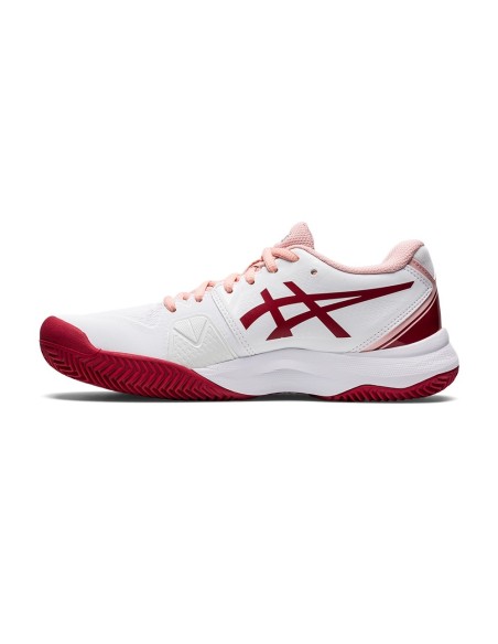 Asics Gel-Challenger 13 Clay Bianco Rosa Donna 1042A165 103 |ASICS |Scarpe da padel ASICS Asics Gel-Challenger 13 Clay Bianco Rosa Donna 1042A165 103 |ASICS |Scarpe da padel ASICS