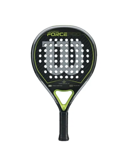 Wilson Carbon Force Pro Padel Carbon Black Green |WILSON |Wilson Padel Rackets