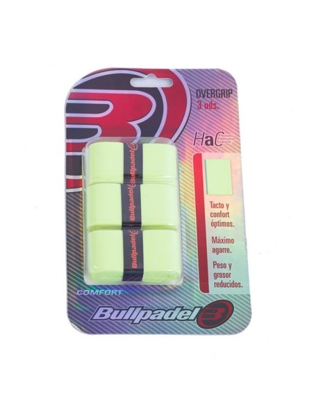 Overgrip Bullpadel Gb-1705 Amarelo Flúor |BULLPADEL |Sobrepunhos Overgrip Bullpadel Gb-1705 Amarelo Flúor |BULLPADEL |Sobrepunhos