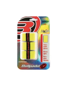 Overgrip Bullpadel 3 Unités Gb-1200 Jaune Fluo