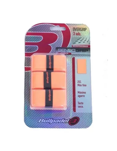 Tripack Bullpadel GB 1705 Laranja |BULLPADEL |Overgrips