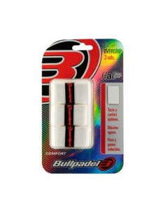 Overgrip Bullpadel 3 Units Gb-1200 White