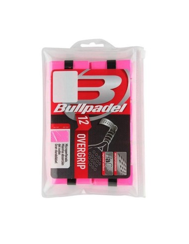 Overgrip Bullpadel Pack 12 Unidades Rosa |BULLPADEL |Overgrips