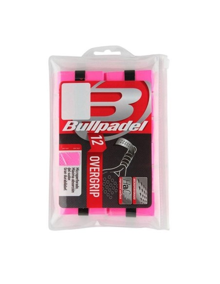 Overgrip Bullpadel Pack 12 Unds Bg-1601 Rosa Fluor. |BULLPADEL |Sobrepunhos Overgrip Bullpadel Pack 12 Unds Bg-1601 Rosa Fluor. |BULLPADEL |Sobrepunhos