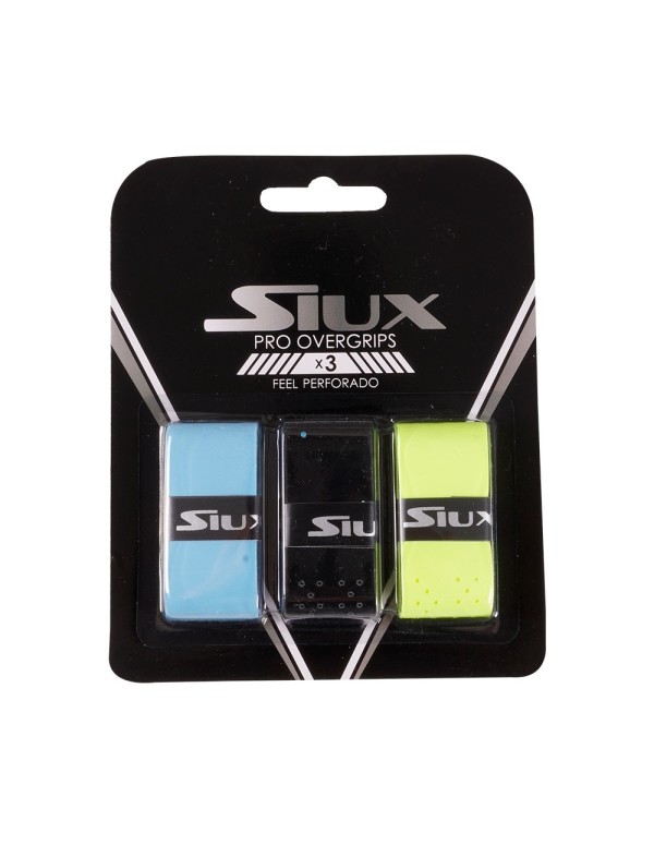 Blister Siux Pro X3 várias cores perfuradas |SIUX |Overgrips