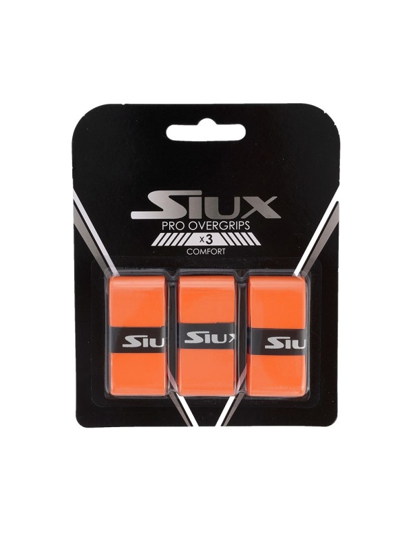 Blister Overgrip Siux Pro X3 Liscio Arancio |SIUX |Overgrip