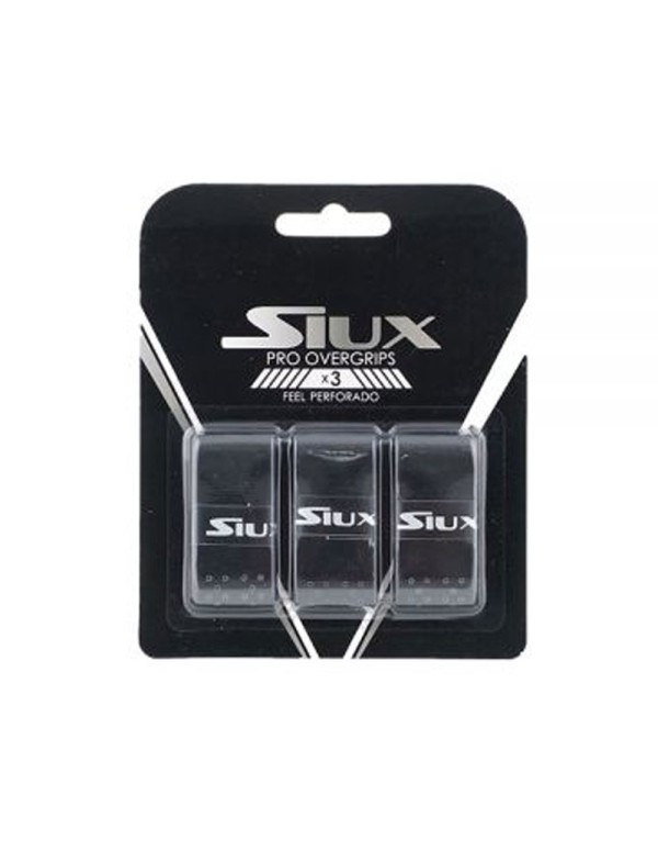 Blister Overgrips Siux Pro X3 Perforerad Svart |SIUX |Övergrepp