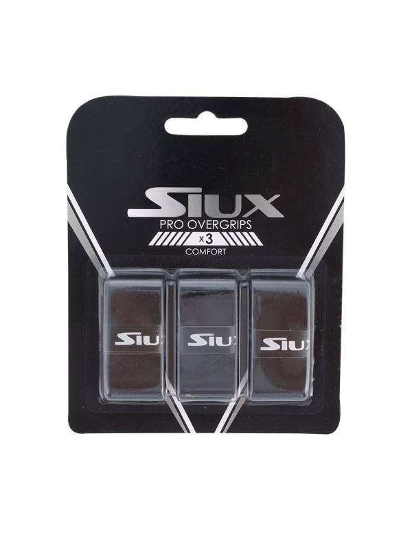 Blister Overgrips Siux Pro X3 Negro Liso |SIUX |Overgrips