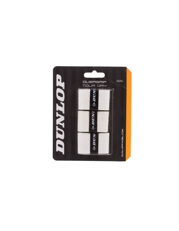 Dunlop Tour Dry White Overgrip |DUNLOP |Overgrips