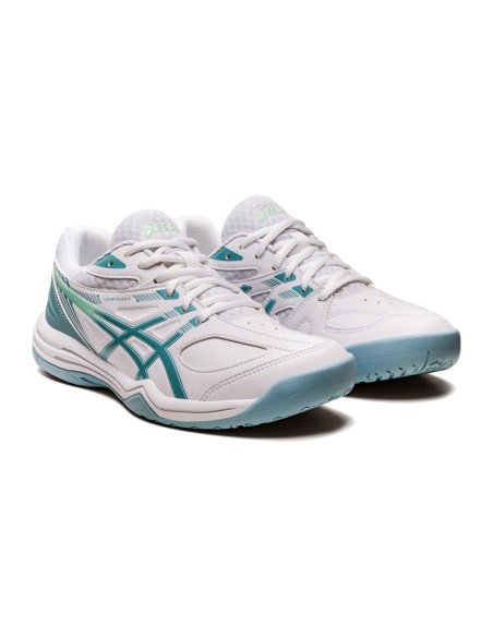 Asics Court Slide Bianco Blu Donna 21042A149 104 |ASICS |Scarpe da padel ASICS