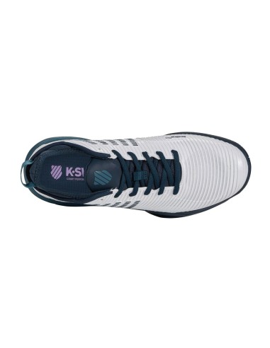 Kswiss Hypercourt Supreme Bianco Blu 06615141 |K SWISS |Scarpe da padel K-Swiss