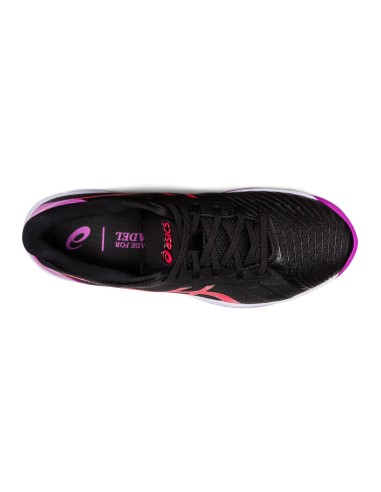 Asics Solution Swift Ff Padel Nero Rosa Donna 1042A204 001 |ASICS |Scarpe da padel ASICS