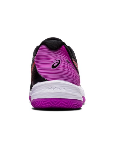 Asics Solution Swift Ff Padel Noir Rose Femme 1042A204 001 |ASICS |Chaussures de padel ASICS