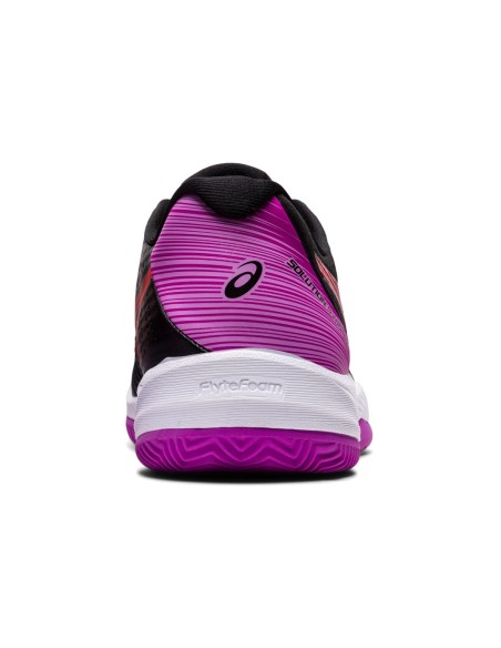 Asics Solution Swift Ff Padel Noir Rose Femme 1042A204 001 |ASICS |Chaussures de padel ASICS Asics Solution Swift Ff Padel Noir Rose Femme 1042A204 001 |ASICS |Chaussures de padel ASICS