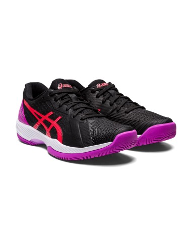 Asics Solution Swift Ff Padel Noir Rose Femme 1042A204 001 |ASICS |Chaussures de padel ASICS