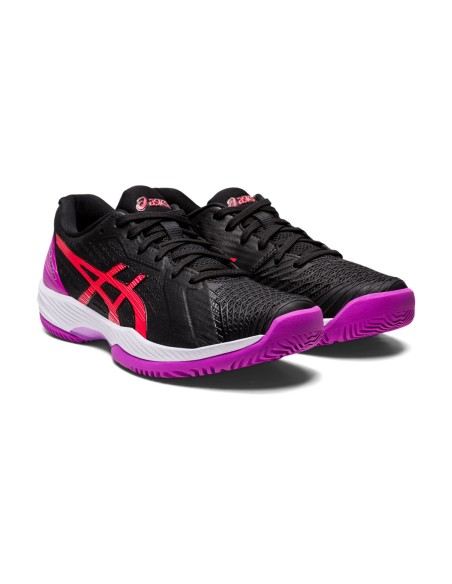 Asics Solution Swift Ff Padel Nero Rosa Donna 1042A204 001 |ASICS |Scarpe da padel ASICS Asics Solution Swift Ff Padel Nero Rosa Donna 1042A204 001 |ASICS |Scarpe da padel ASICS