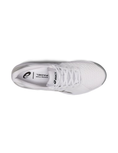 Asics Solution Swift Ff Padel Blanco Plata Mujer 1042A204 100 |ASICS |Zapatillas pádel ASICS