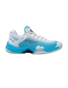 Nox Ml10 Hexa Blanc Bleu Calmlhexwhaqu |NOX |Chaussures de padel NOX