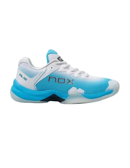 Nox Ml10 Hexa Bianco Azzurro Calmlhexwhaqu |NOX |Scarpe da padel NOX Nox Ml10 Hexa Bianco Azzurro Calmlhexwhaqu |NOX |Scarpe da padel NOX