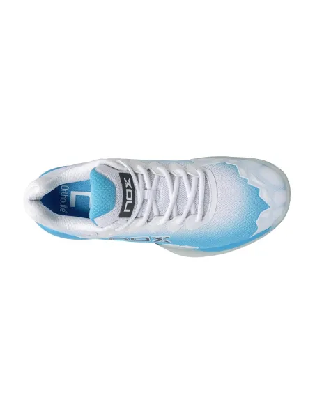 Nox Ml10 Hexa Blanc Bleu Calmlhexwhaqu |NOX |Chaussures de padel NOX