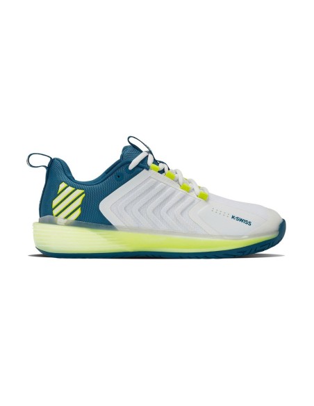 Kswiss Ultrashot 3 Bianco Giallo 06988136 |K SWISS |Scarpe da padel