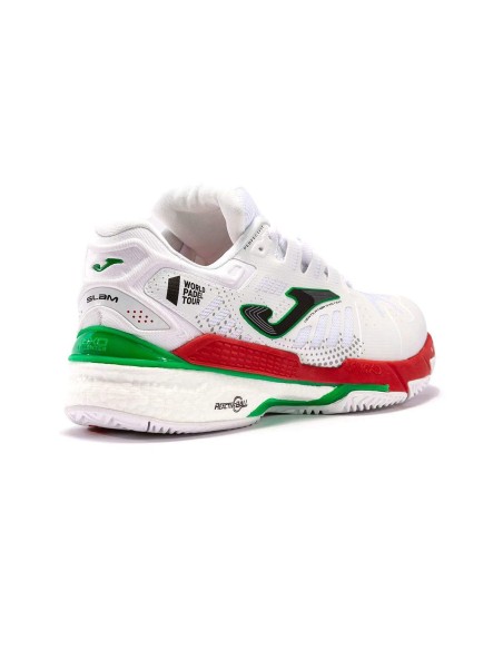 Joma T.slam Men 2202 Branco Vermelho Tslamw2202Pn |JOMA |Sapatilhas de padel Joma