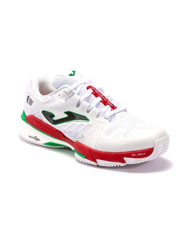 Joma T.slam Uomo 2202 Bianco Rosso Tslamw2202Pn |JOMA |Scarpe da padel Joma