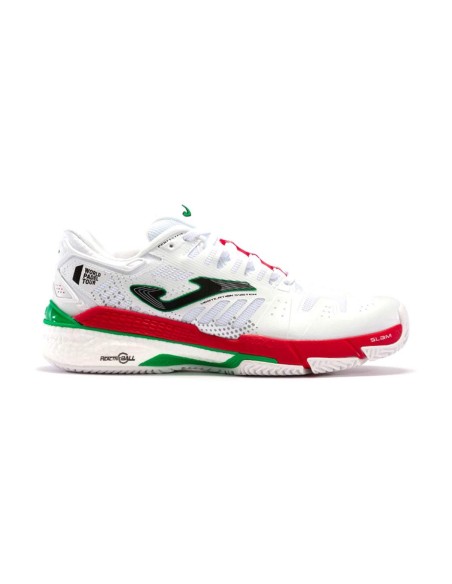 Joma T.slam Men 2202 Branco Vermelho Tslamw2202Pn |JOMA |Sapatilhas de padel Joma