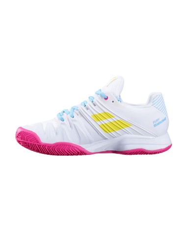 Babolat Propulse Fury Clay Branco Mulher 31S22554 1064 |BABOLAT |Sapatilhas de padel BABOLAT