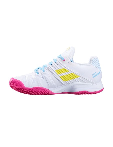Babolat Propulse Fury Clay Blanc Femme 31S22554 1064 |BABOLAT |Chaussures de padel BABOLAT