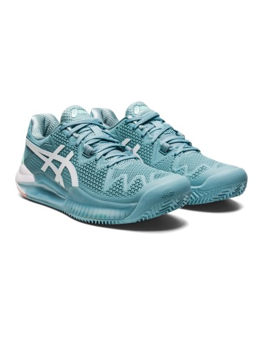 Asics Gel-Resolution 8 Blue White Women 1042A072 408 |ASICS |ASICS padel shoes