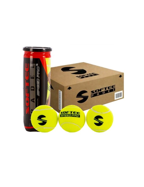 Crate 24 Cans 3 Balls S of t ee Speed Pro |SOFTEE |Padel balls