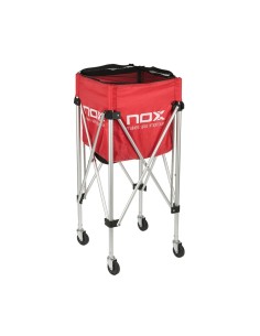 Cesto Dobrável Com Rodas Nox Vermelho