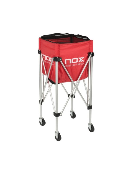 Panier Pliable Avec Roues Nox Rouge |NOX |Cartons Panier Pliable Avec Roues Nox Rouge |NOX |Cartons