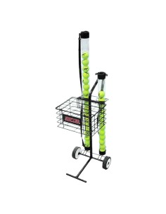 Carro Portapelotas Softee 80 Pelotas Negro |SOFTEE |Cajones