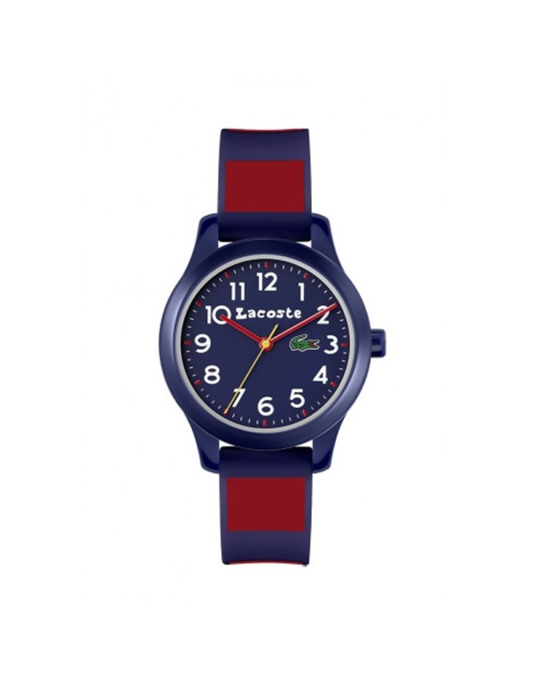 Reloj Lacoste 12 12 32mm Tr90 Azul Marino Rojo Junior
