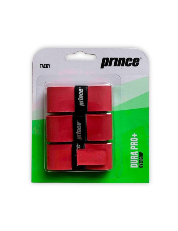 Pack 3 Overgrip Prince Durapro Blister Red |PRINCE |Overgrips