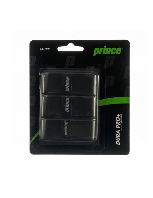 Pacote 3 Overgrips Overgrip Durapro Blister Preto |PRINCE |Overgrips