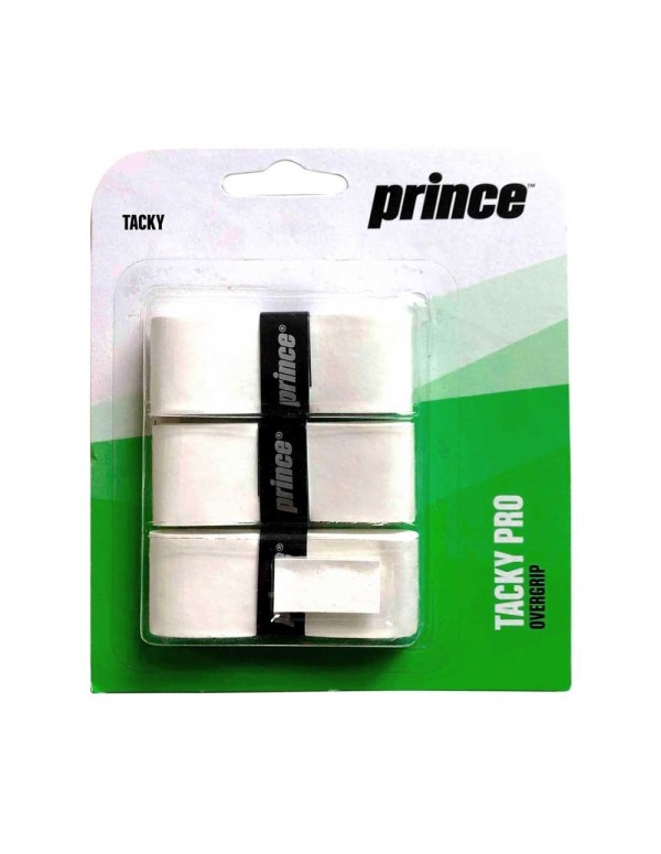 Prince Overgrip Tackypro (Blister 3 Units) White |PRINCE |Overgrips