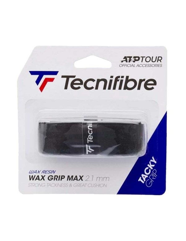 Impugnatura Tecnifibre Wax Max nera |TECNIFIBRE |Overgrip