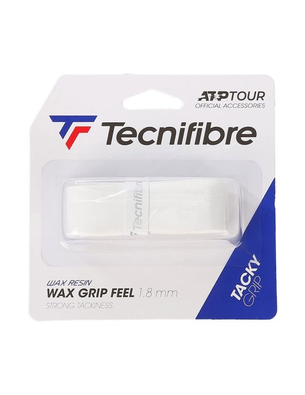 Impugnatura bianca Tecnifibre Wax Feel |TECNIFIBRE |Overgrip