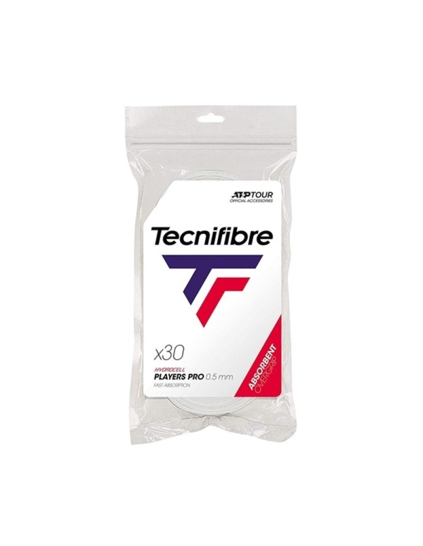 Bag 30 Overgrip Tecnifibre Player Pro White |TECNIFIBRE |Overgrips